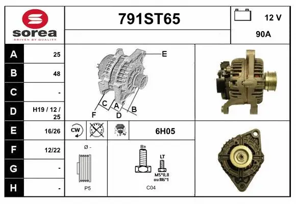 Alternator (791ST65)