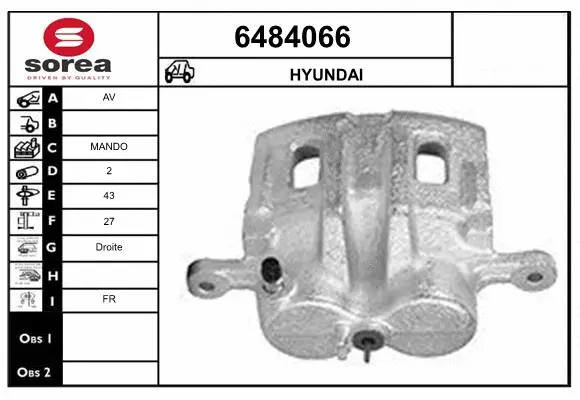 Brake Caliper (6484066)