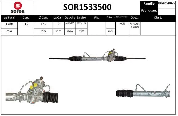 Steering Gear (SOR1533500)