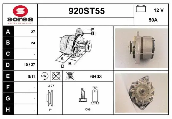 Alternator (920ST55)