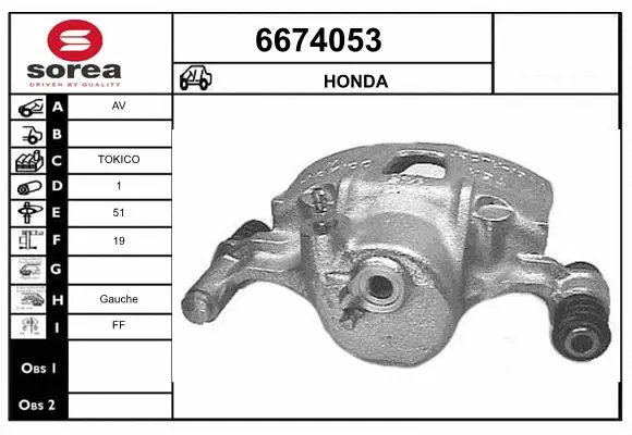 Brake Caliper (6674053)
