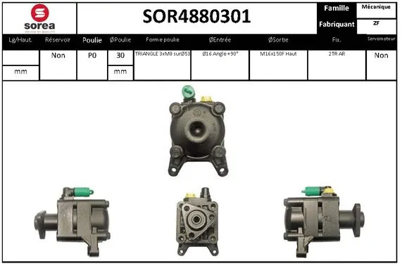 Hydraulic Pump, steering (SOR4880301)