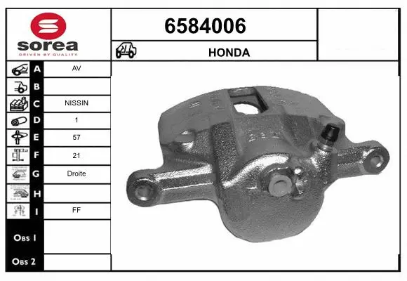 Brake Caliper (6584006)