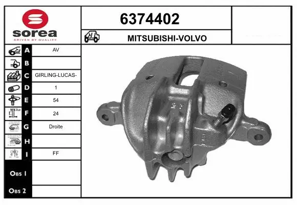 Brake Caliper (6374402)