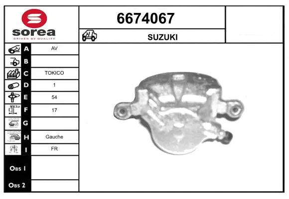 Brake Caliper (6674067)