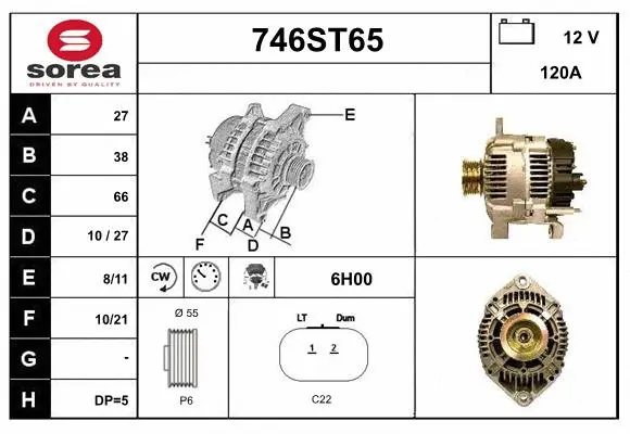 Alternator (746ST65)
