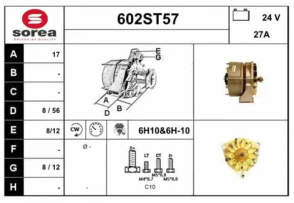 Alternator (602ST57)