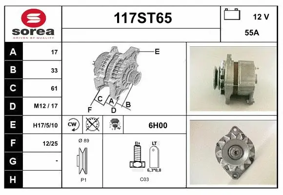 Alternator (117ST65)