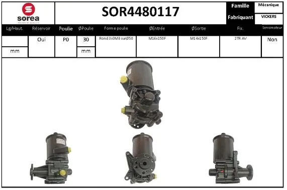 Hydraulic Pump, steering (SOR4480117)
