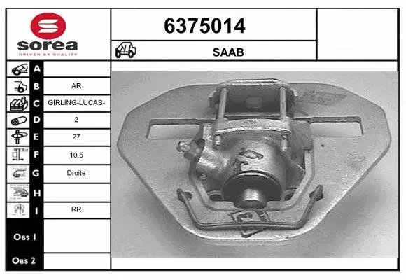 Brake Caliper (6375014)