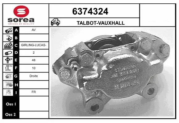 Brake Caliper (6374324)