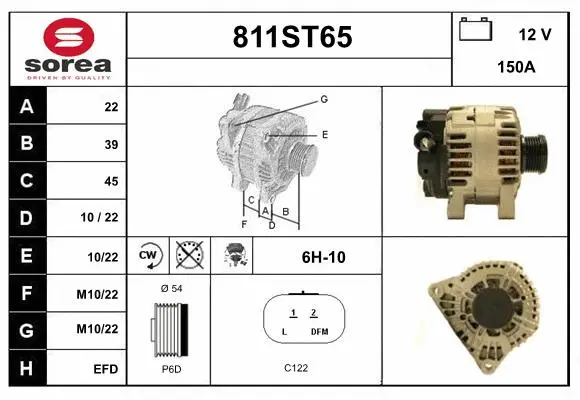 Alternator (811ST65)
