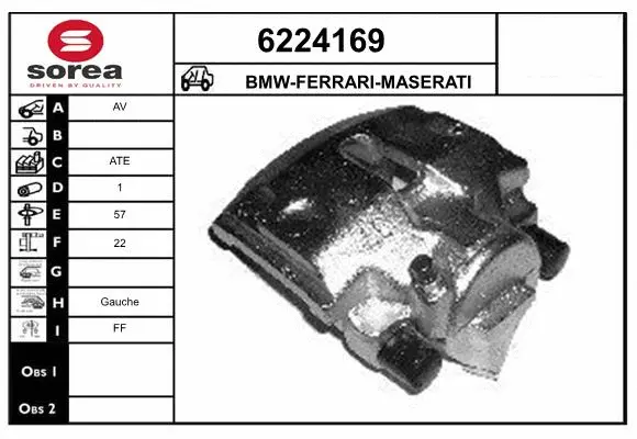 Brake Caliper (6224169)