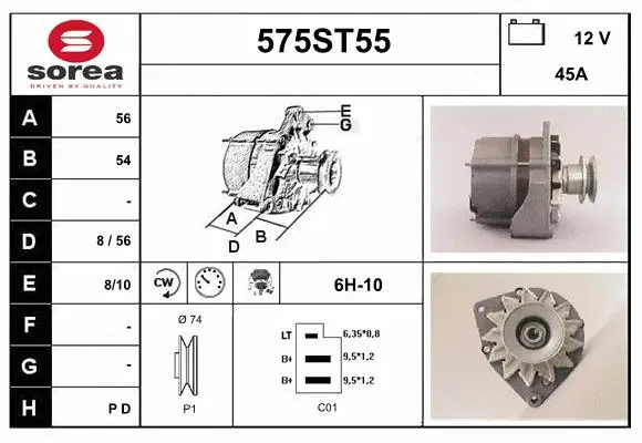 Alternator (575ST55)