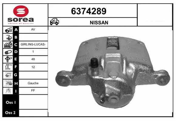 Brake Caliper (6374289)