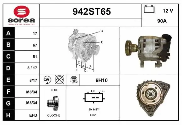 Alternator (942ST65)