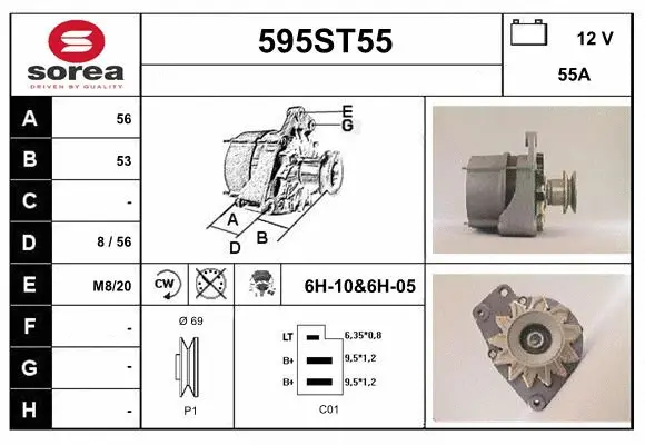 Alternator (595ST55)