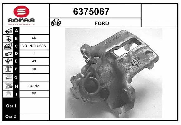 Brake Caliper (6375067)