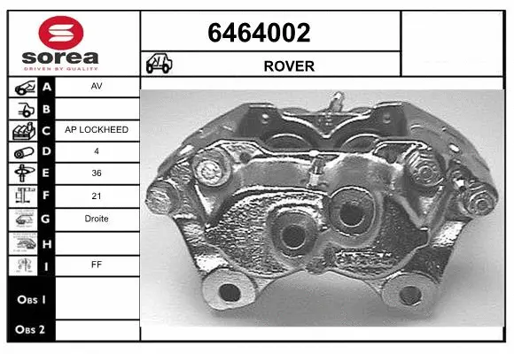 Brake Caliper (6464002)