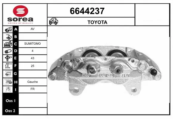 Brake Caliper (6644237)