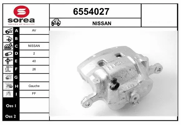 Brake Caliper (6554027)