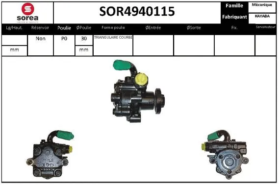 Hydraulic Pump, steering (SOR4940115)