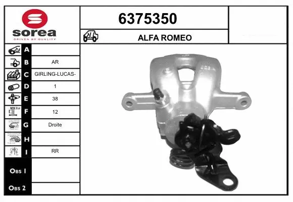 Brake Caliper (6375350)