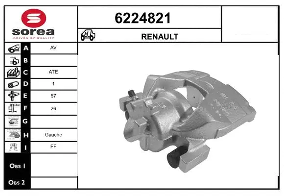 Brake Caliper (6224821)