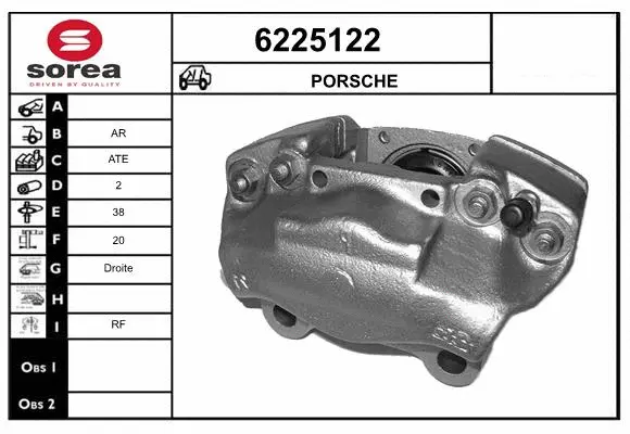 Brake Caliper (6225122)