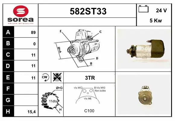 Starter (582ST33)