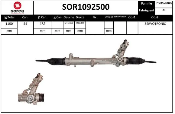 Steering Gear (SOR1092500)