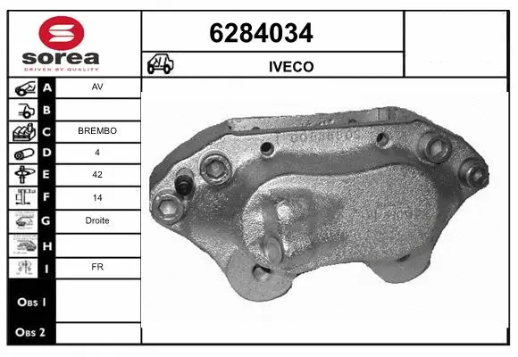 Brake Caliper (6284034)