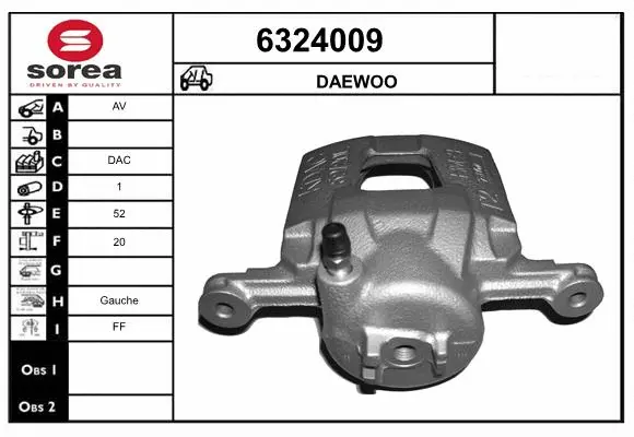 Brake Caliper (6324009)