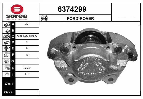 Brake Caliper (6374299)