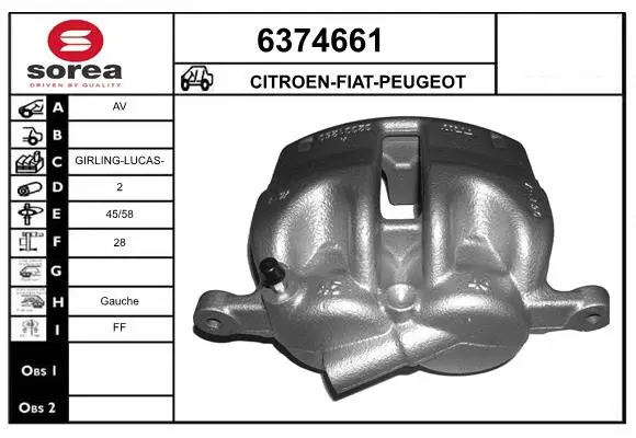 Brake Caliper (6374661)