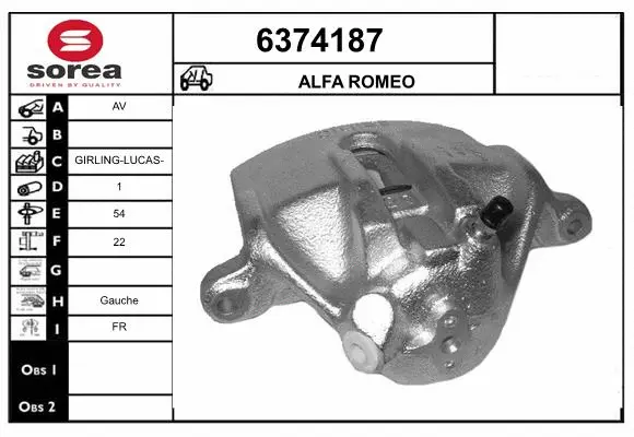 Brake Caliper (6374187)