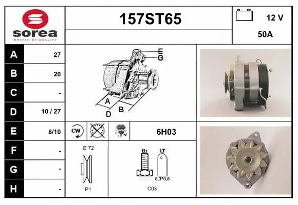 Alternator (157ST65)