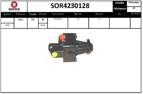Hydraulic Pump, steering (SOR4230128)