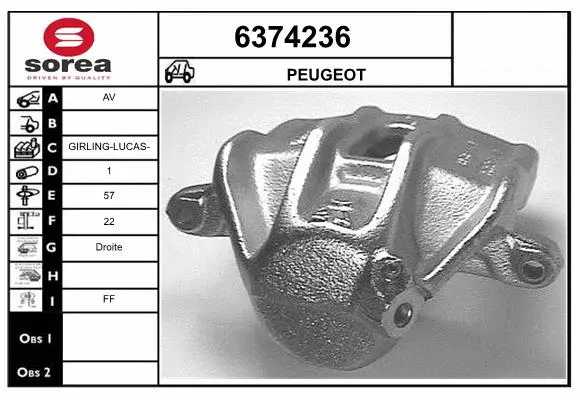 Brake Caliper (6374236)