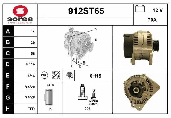 Alternator (912ST65)