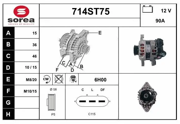 Alternator (714ST75)