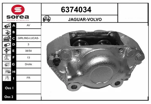 Brake Caliper (6374034)