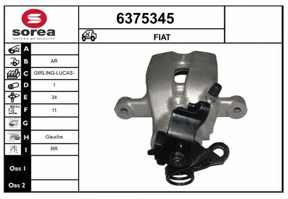 Brake Caliper (6375345)