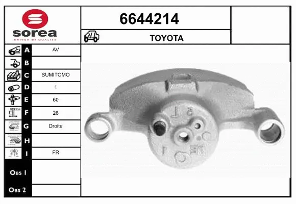 Brake Caliper (6644214)
