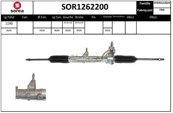 Steering Gear (SOR1262200)