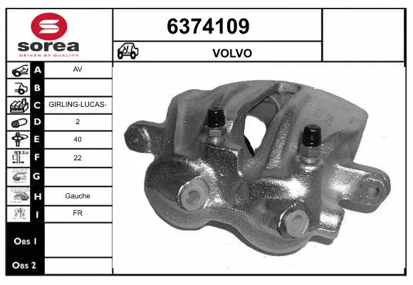 Brake Caliper (6374109)