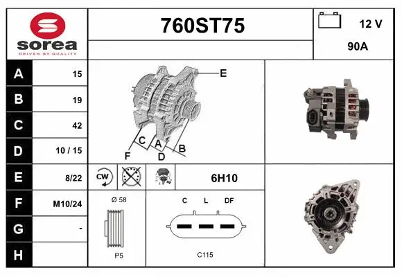 Alternator (760ST75)