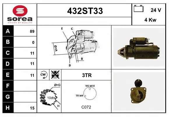 Starter (432ST33)