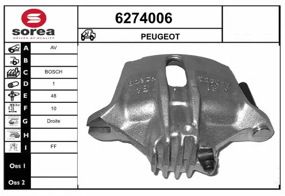 Brake Caliper (6274006)