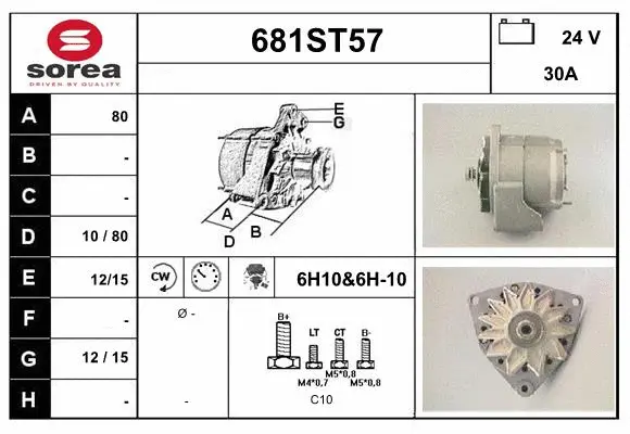 Alternator (681ST57)